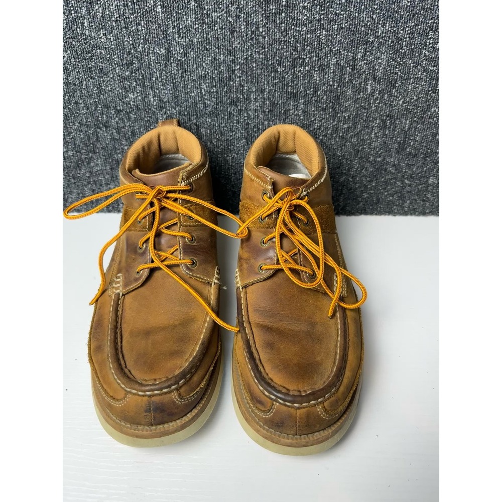 Twisted X MCA0007 Driving Moc Chukka Boots Brown Leather Mens 11.5M